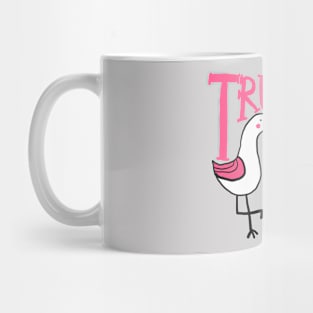 true love, flamingo Mug